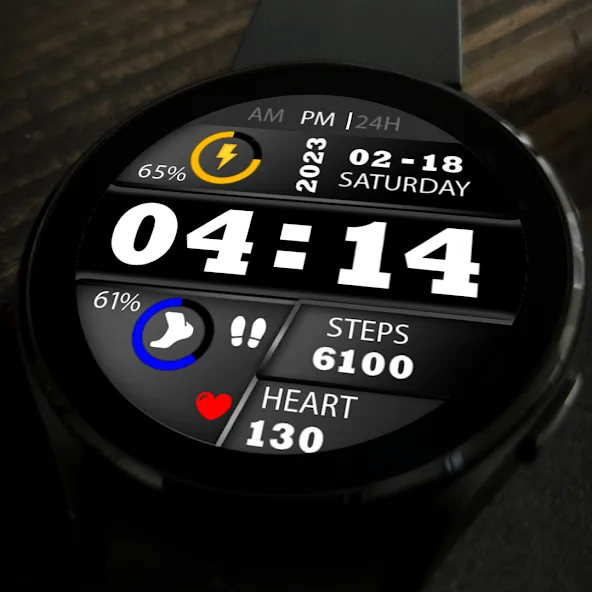 Key023 Digital Watch Face screenshot 6