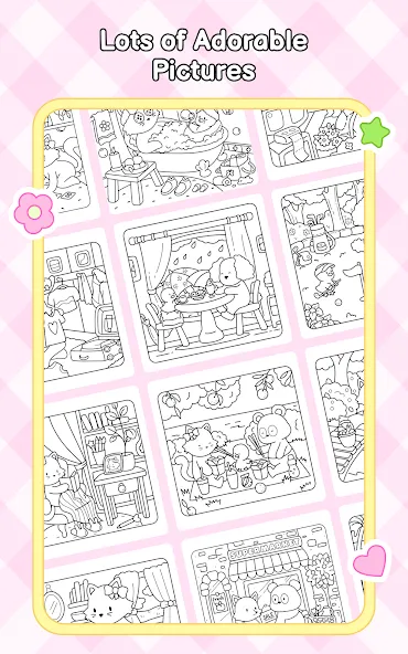 My Cute Friends: Coloring Book screenshot 14