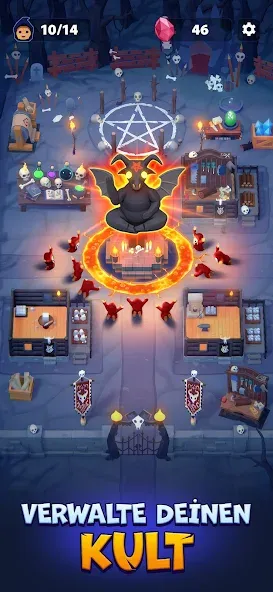 Idle Cult Empire – Böse Tycoon screenshot 1