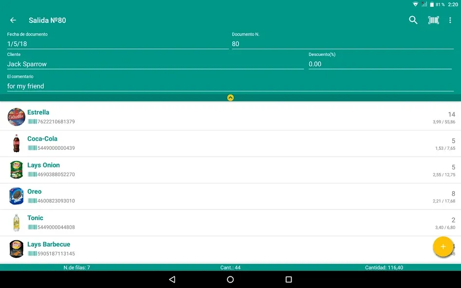 Stock e Inventario Simple screenshot 12