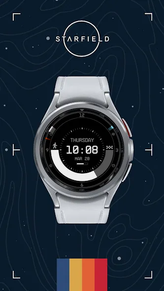 Starfield LPV6 SE Watch Face screenshot 1
