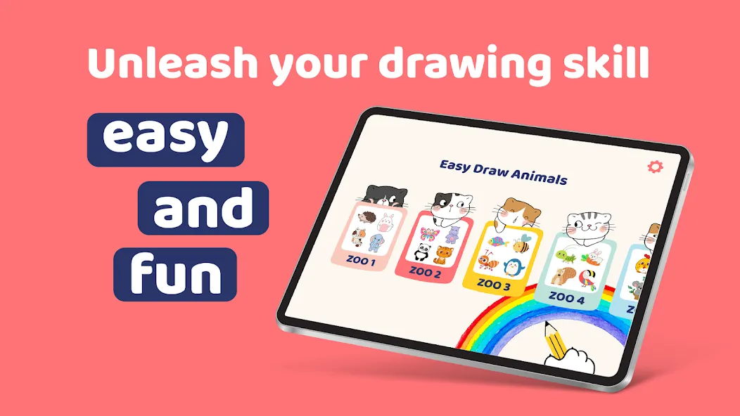 Easy Draw Animals screenshot 6