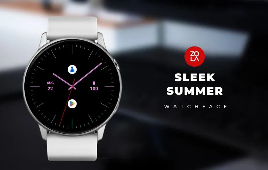 Sleek Summer Watch Face screenshot 1