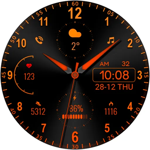 Minimal MINOL URX55 Watch face screenshot 18