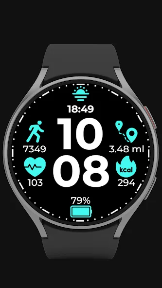 CC Clean 18 Watch Face screenshot 3