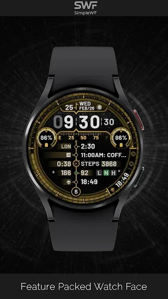 Digital Watch Face: DIGI 4 screenshot 3