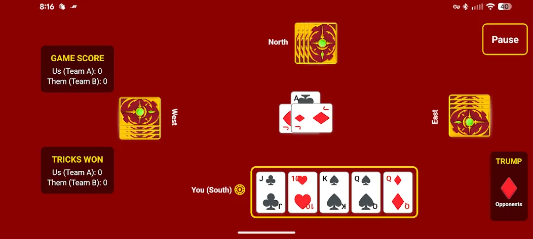 Just Euchre: Offline Card Game screenshot 7