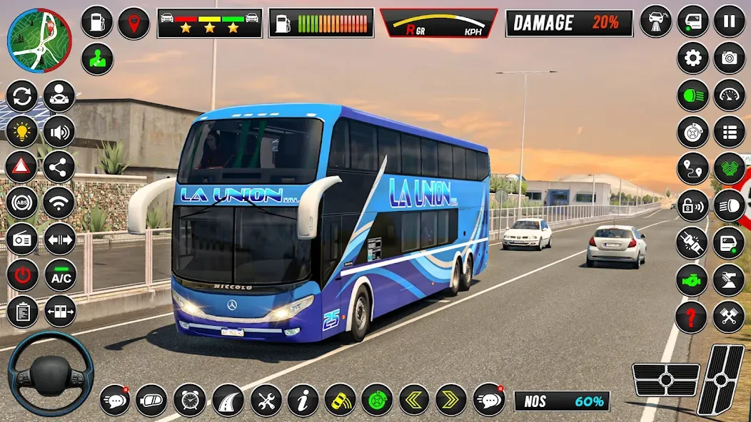 Mini Bus Coach Bus Driving 3D screenshot 3