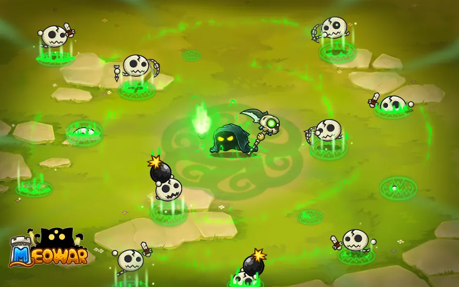 Meowar - PvP Cat Merge Defense screenshot 5