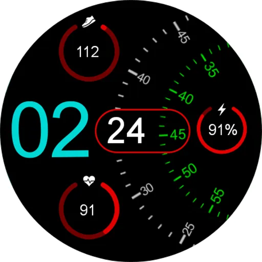 Pixel Rotary URX95 Watch face screenshot 16