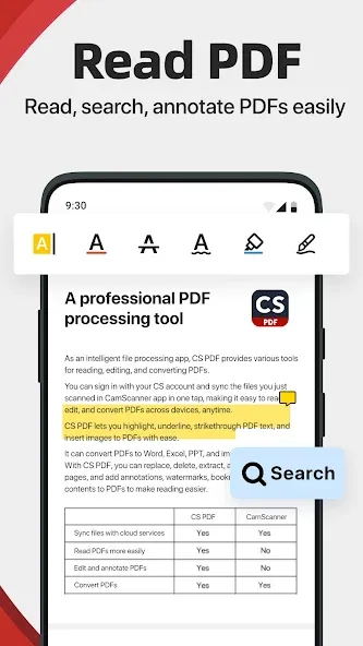 CS PDF Reader - PDF Editor screenshot 4