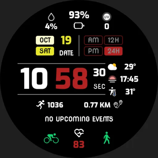 EXD107: Digital Watch Face screenshot 26