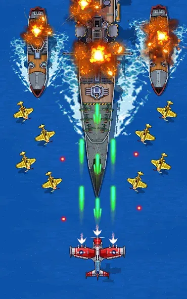 1945 공군: 레트로 오락실 슈팅 게임 screenshot 18