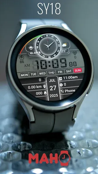 SY18 Watch Face for Wear OS screenshot 1