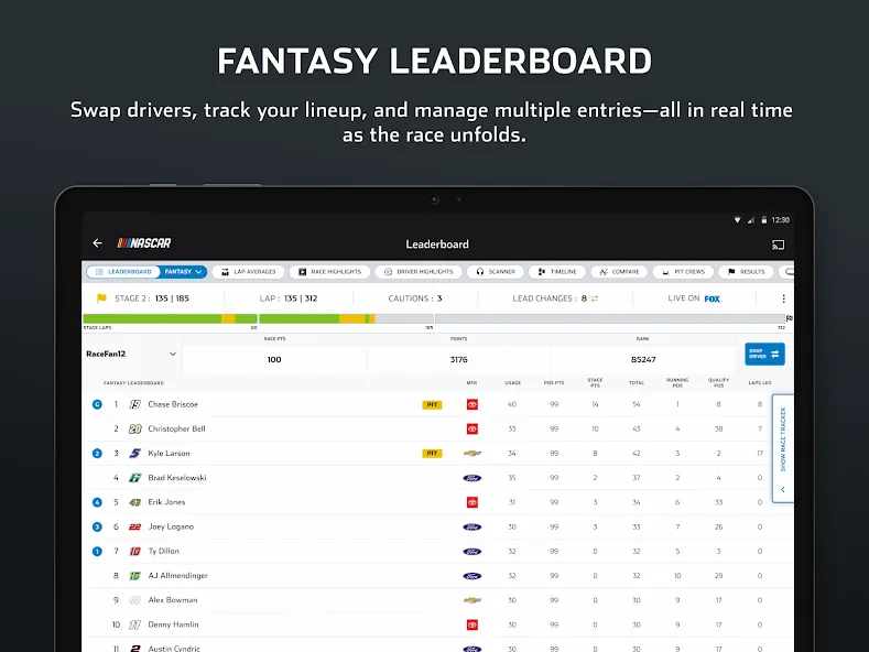 NASCAR MOBILE screenshot 12
