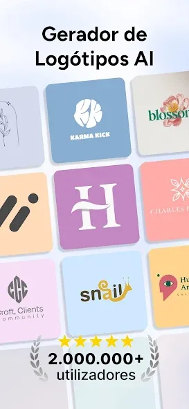 Hexa AI: Logo & Arte Gerador screenshot 1