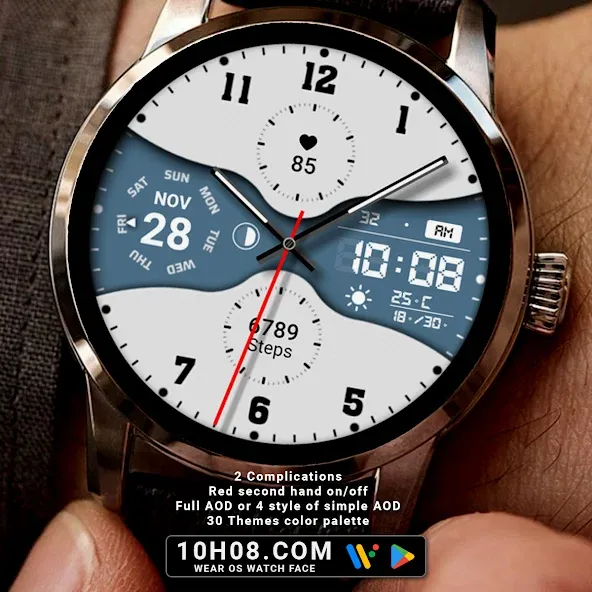 Watch face 10h08.com #94 screenshot 5