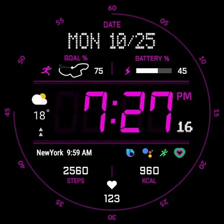 ACRO Enegy Fit Rev watchface screenshot 31