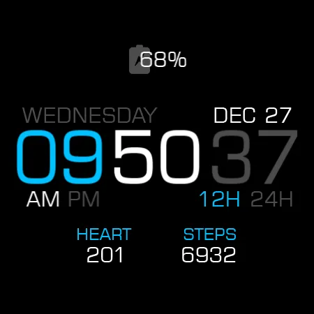 Key112 Digital Watch Face screenshot 25
