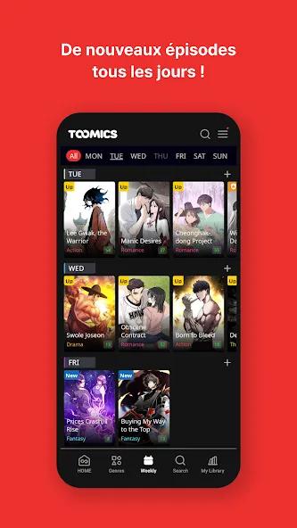 Toomics - Webcomics de qualité screenshot 4