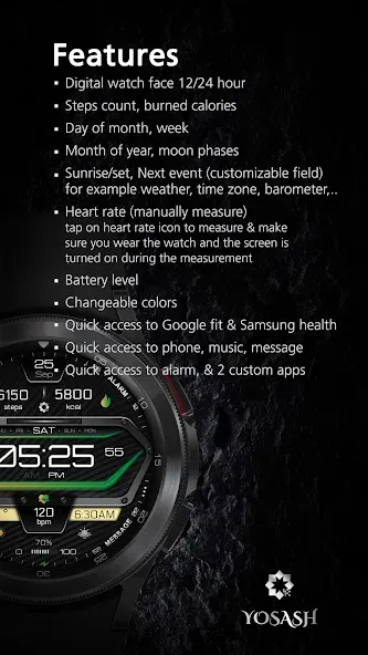 A380 Neon Wear OS Watch Face screenshot 3