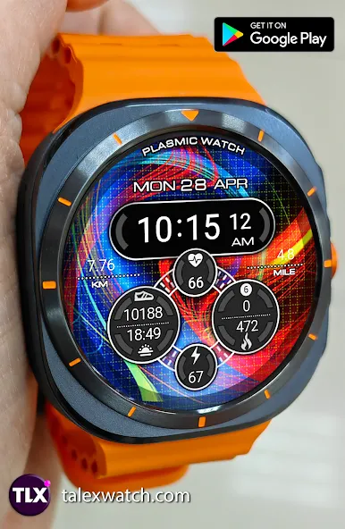 Plasmic Watch Face screenshot 3