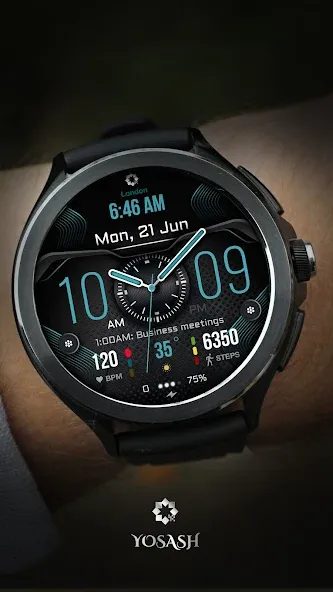 H385 Hybrid Watch Face screenshot 6