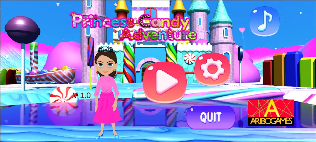 Princesa Caramelo Aventura 3D screenshot 1