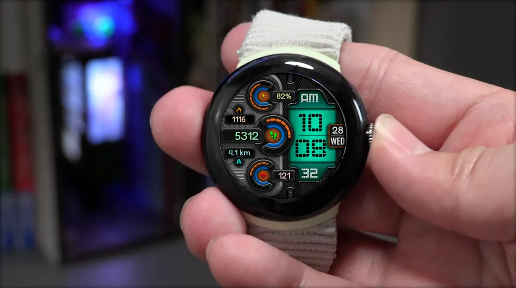 Digital DUBAS URX22 Watch face screenshot 5