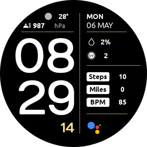 EXD043D: Digital Watch Face screenshot 27