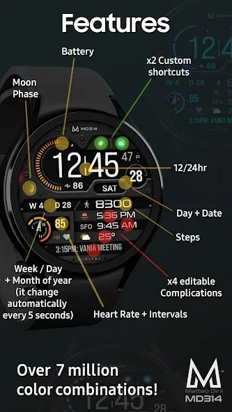 MD314 Health Watch Face screenshot 3