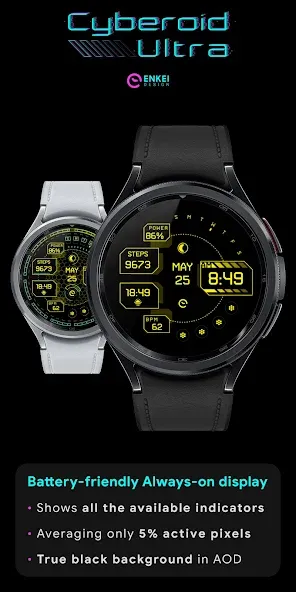 Cyberoid Ultra - watch face screenshot 4