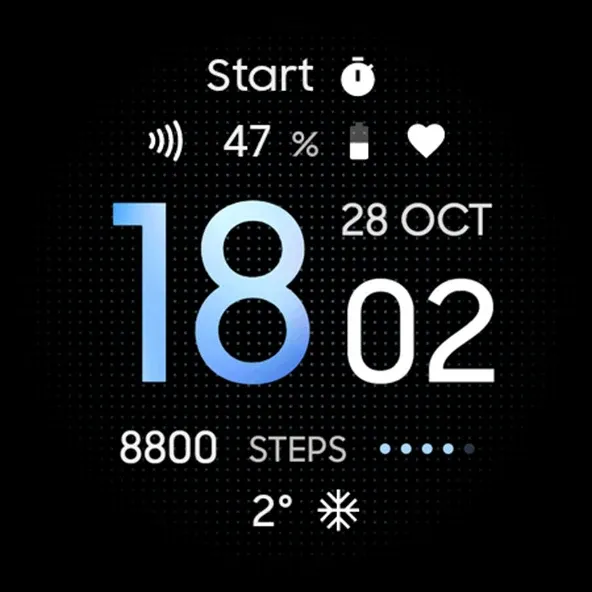 Wave: Wear OS watch face screenshot 15