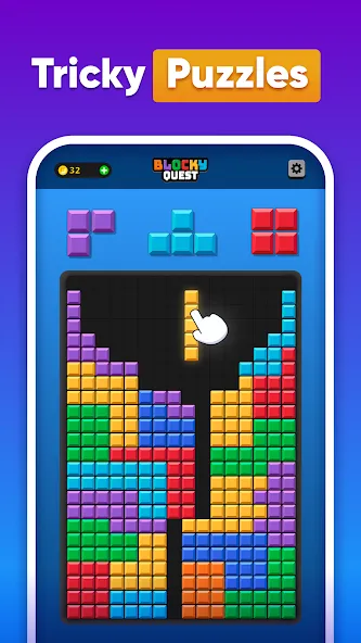Blocky Quest - Classic Puzzle screenshot 4