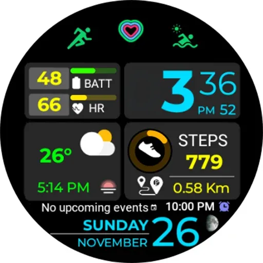 Dark Tiles Infomative NTV569 screenshot 25