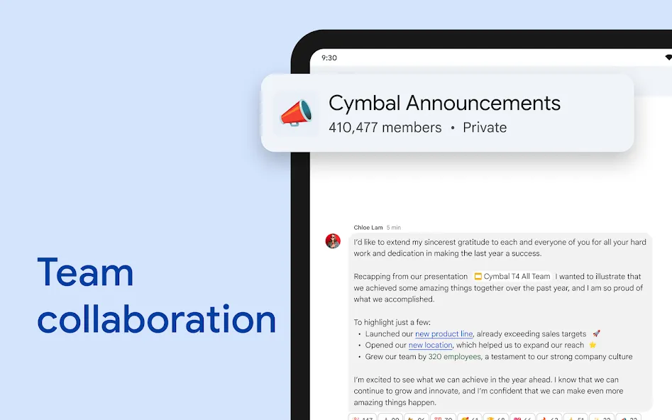 Google Chat screenshot 11
