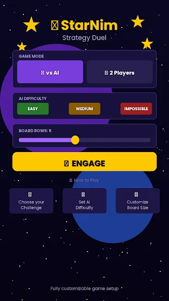 Star Nim Strategy Duel screenshot 2