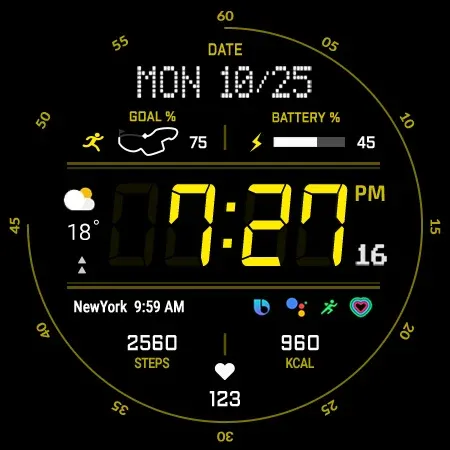 ACRO Enegy Fit Rev watchface screenshot 26