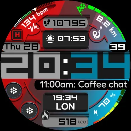 Digital Watch Face CRC079 screenshot 7