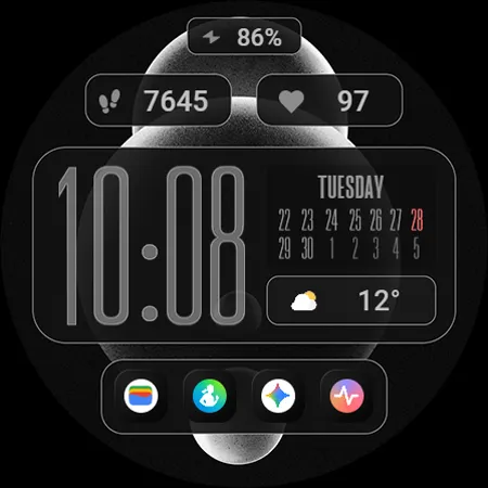 TVV Modern Layout Watch Face screenshot 12