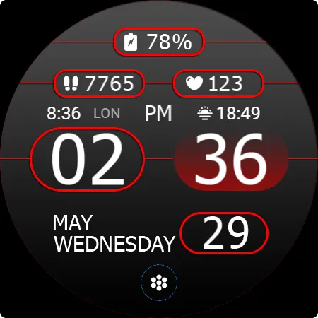 Key WF32 Digital Classic Watch screenshot 26