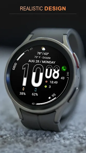 WFP 107 Hourglass watch face screenshot 6