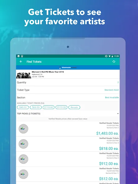 Bandsintown Concerts screenshot 9