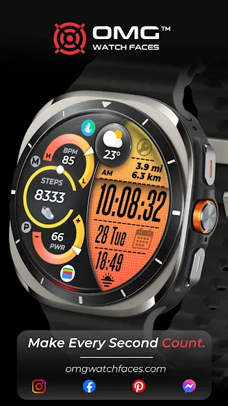 OMG 289 - Digital Watch Face screenshot 4