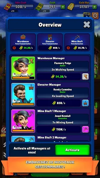 Idle Mining Company: Idle Jeu screenshot 4