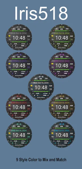 Iris518 Digital Watch Face screenshot 6