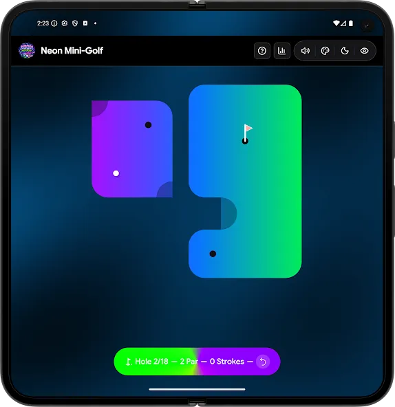 Neon Mini Golf Offline No Wifi screenshot 18