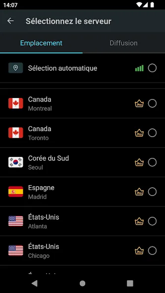Secure VPN-Internet plus sûr screenshot 3