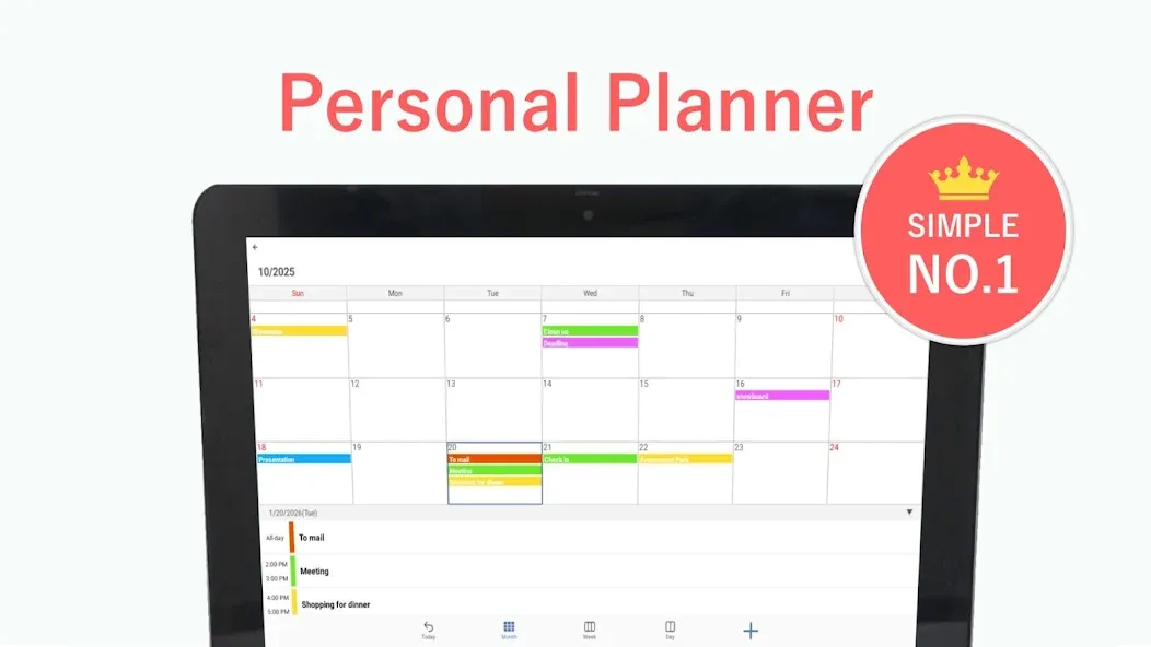 Simple Calendar - easy planner screenshot 22
