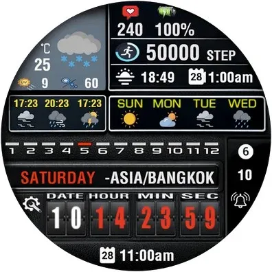 N-SPORT746 Digital Watch Face screenshot 15